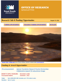 Page 1 image of the ebulletin, with a branded header, decorative image, and text